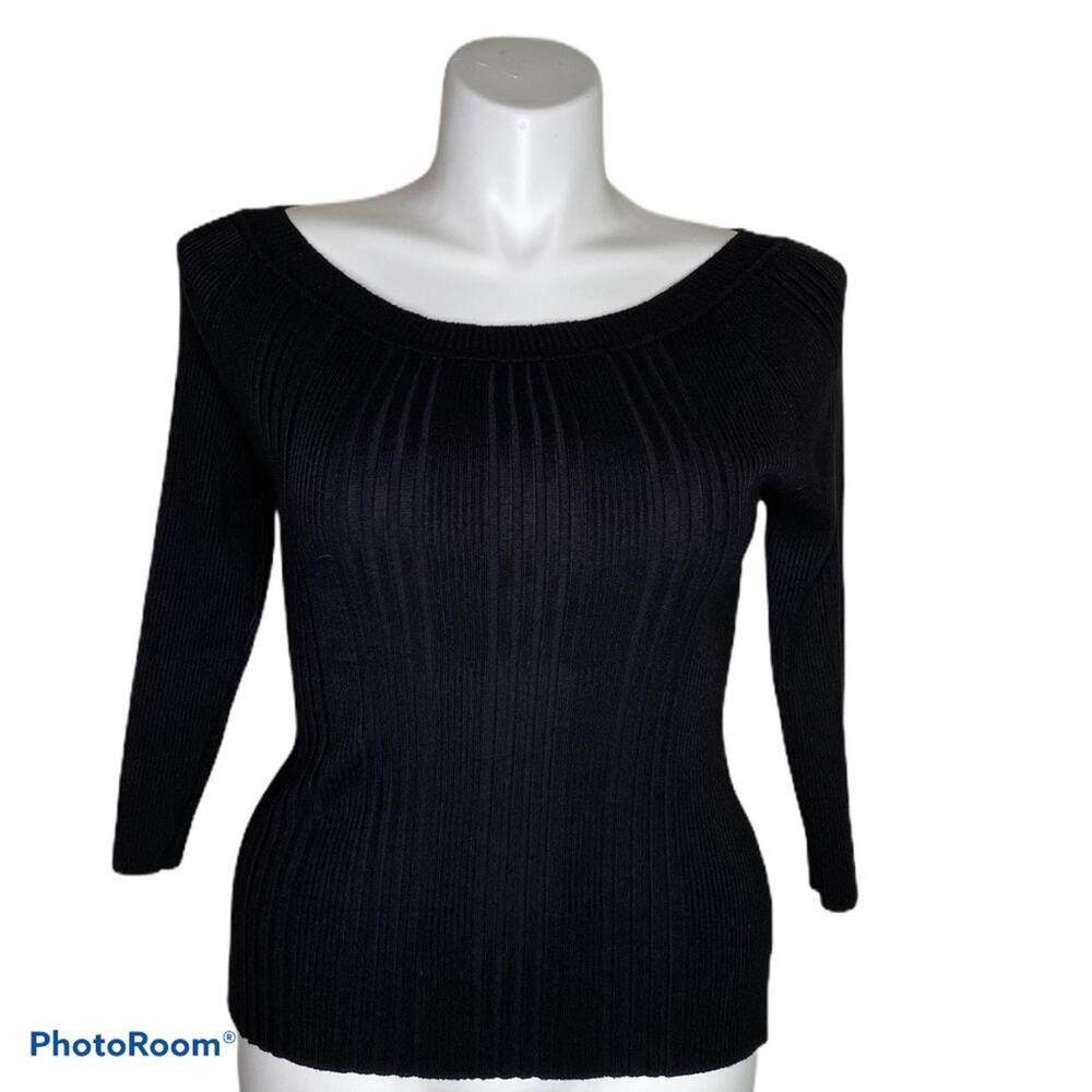 Energie black knit top
